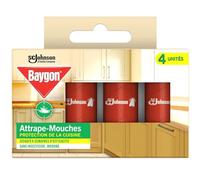Baygon® rubans attrape-mouches à suspendre, 4 rubans