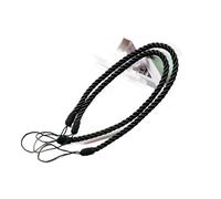 BAYNOPURIN Embrasses À Rideaux 2 pièces Boucle de Corde Rideau Grand drapé en Coton embrasses retenues Accessoire décoration la Maison(Black)