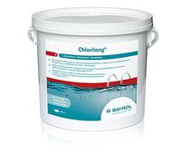 Bayrol 707 Chlorilong Chlore à effet longue durée pour piscine 200 g Poids total 5 kg