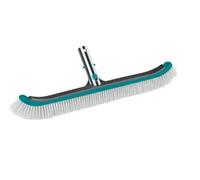 BAYROL Brosse de Nettoyage - 50 cm avec Poils en polypropylène - raccord en Aluminium - utilisable sur Toutes Les Surfaces de Piscine - Compatible avec Toutes Les perches télescopiques Standard