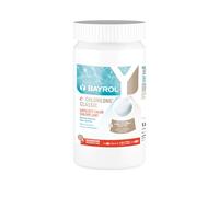 BAYROL e-Chlorilong® Classic Piscine 1 kg - Galets de Chlore Lent 200g - 92% Chlore Actif - Désinfection Permanente Haute Concentration - Anti-Calcaire