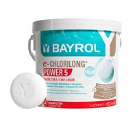 Bayrol – Galets de chlore e.Chlorilong POWER 5 – 5 fonctions, dissolution lente – 5 kg