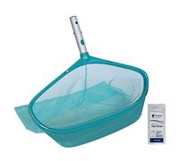 BAYROL ÉPUISETTE DE Fond Pro avec RACLETTE | Accessoire - Entretien de la Piscine + 10 Tests HPS OFFERTS 6 en 1