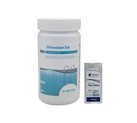 BAYROL FILTERCLEAN Tab - 1kg | Désinfectant Filtres à Sable à Base de Chlores Combinés + 10 Tests HPS OFFERTS 6 en 1