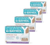BAYROL Superflock Plus 4 x 1 kg - Floculant piscine pour filtre à sable/verre filtrant - Cartouche de floculation piscine - Rend l'eau claire comme du cristal