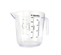 Bayrol Tasse à mesurer 1 L - Pour un dosage précis des produits nettoyants liquides ou solides de la gamme BAYROL - en PVC résistant aux matériaux