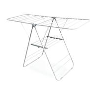 Bayt Étendoir Linge Intérieur Extérieur, Tancarville Pliable 16 m, Blanc | Séchoir sur pied 145x57x95 cm, 2 niveaux, ailes latérales, gain de place pour balcon, salle de bain, appartement