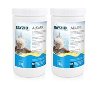 Bayzid 2 x 1 kg Alkafix pour Augmenter l’Alcalinité (TA) et Stabiliser | pH - Stabilise le pH Durablement - Évite les Variations Brutales - Base d'Un Équilibre Parfait - Dissolution Rapide