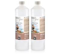 Bayzid 2 x 1 kg Spa pH-Plus Liquide - Correcteur de pH pour Spa et Jacuzzi | Rehausseur pH pour Eau de Bain 7,0-7,4 - Compatible avec Tous Traitements Bayzid - Dosage Précis - Chauffage Intégré