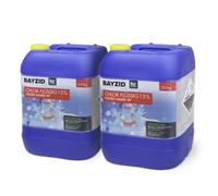 Chlore Liquide 48° Bayzid® - Bidon de 25 KG pour Piscines (2 x 20L)