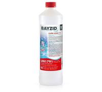 Bayzid® Chlore Liquide 48° - Désinfectant Rapide pour Piscine - Bouteille 1 KG - 13-15% de Chlore Actif