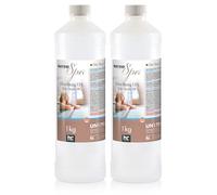 BAYZID® Chlore Liquide Spa 2 x 1 kg - Désinfectant Rapide pour Spas & Pataugeoires - Teneur en Chlore Actif 13-15% - sans Acide Cyanurique - Facile à Utiliser
