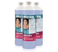 Bayzid Entretien Bain Glacé 3 x 1 L - Désinfection Longue Durée | Traitement de l’Eau sans Chlore pour Bains Froids & Tonneaux de Glace - Anti-Bactéries, Algues et Odeurs