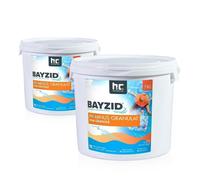 Bayzid® pH Moins Granulé 2 x 7 kg (14 kg) - Régulateur de pH Piscine - Réduit l'Alcalinité & Préserve la Clarté de l'eau