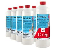 Bayzid® pH Moins Liquide 14,9% 15 x 1 kg | Abaisseur de pH Rapide & Efficace | Stabilisé et Compatible avec Tous Les Produits Bayzid