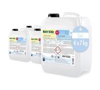 BAYZID® pH Plus Liquide - Augmenteur de pH pour Piscine - Bidon de 4 x 7 kg (28 kg) - Compatible Tous Traitements - Qualité Pure et Stable