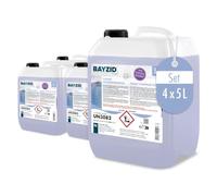 Bayzid Produit d'Hivernage pour Piscine (4 x 5 L)- Effet Détartrant | Algicide et Anti-Moisissures - Préparation Hivernale Efficace pour Piscines - Prévient et Détruit les Algues - Non Moussant