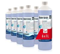 BAYZID Produit d'Hivernage pour Piscine 6 L (6 x 1 L) - Effet Détartrant, Algicide et Anti-Moisissures