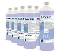 Bayzid Produit d'Hivernage pour Piscine 6 L (6 x 1 L) - Qualité Premium | Effet Détartrant, Algicide et Anti-Moisissures - Préparation Hivernale Efficace pour Piscines - Non Moussant