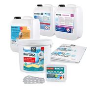 BAYZID® SOS-Kit pour Piscine Verte - Solution Rapide pour Eau Cristalline