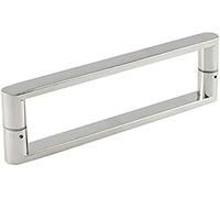 BAZAC Poignée de porte de douche en acier inoxydable, poignées coulissantes pour salle de bain, poignées en verre, ensembles de remplacement pour cabines de douche, 160 mm