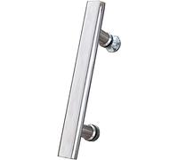 BAZAC Poignée de porte en verre de salle de bain en acier inoxydable Pièces de rechange pour portes intérieures Barre de poussée et de traction Poignée de porte de douche 165 mm