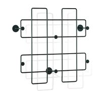 Bazar portemanteau mural grand noir Richard Lampert - LAMPERT BAZAR WAND G SCHW