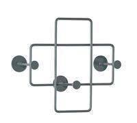 Bazar portemanteau mural petit gris basalte Richard Lampert - LAMPERT BAZAR WAND K GRAU