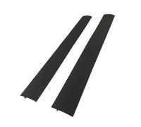 BAZEITFLOW 2 pièces Couvre-espaces pour Cuisinière Silicone Résistant Chaleur Protection Plan de Travail Cuisine Joints Étanches Flexibles Lot de Noir