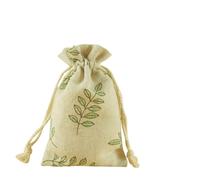 BAZEITFLOW 20 Paquet à Cordon en Toile de Jute Lin Léger 9x12cm Multifonctionnels pour Petits Objets Cosmétiques Voyage et Fête Lot de 20 Pièces