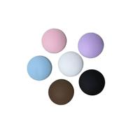 BAZEITFLOW Butées de Poignée de Porte Rondes Pare-Chocs Anti-Collision Lot de 6 en Silicone Épaissi Autocollantes pour Mur Décoration Salle de Bain