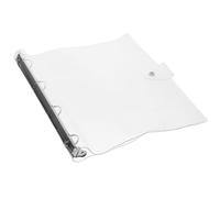 BAZEITFLOW Classeur Souple A4 Transparent en Plastique Solide, Protège Carnet et Cahier à Feuilles Mobiles, pour École et Bureau Couverture Flexible et Design Pratique