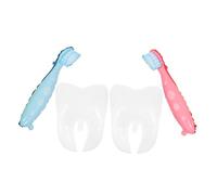 BAZEITFLOW Lot De 4 Ballons De Fête Thème Des Dents De Brosse à Dents Grand Format En Latex Coloré Pour Décoration Baby Shower Remise De Diplôme Fête De Pâques