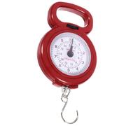 BAZEITFLOW Petite Balance Suspendue Portable 10kg, pour Poisson et Aliments | Usage Cyclisme Chasse, Plastique et Métal, Légère et Facile à Ranger, Rouge Couleur Aléatoire