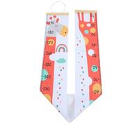 BAZEITFLOW Toise Murale pour Garçon et Filles en Toile Imprimé Girafe Rose Toise de Mesure Taille Décoration Murale pour Chambre d'Garçon et Filles Graduations en CM Modèle Amovible et