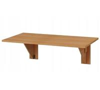 BB Loisir Table Murale Pliable étagère Rabattable 130x70 Aulne Modèle: HOMNI 9 Table Pliante