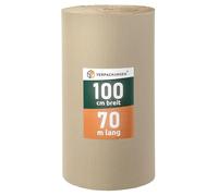 BB-Verpackungen Lot de 2 rouleaux de carton ondulé - 2 x 70 m - Surface : 140 m² - Rouleau de carton ondulé de qualité supérieure - Pour l'expédition et le stockage - Respectueux de l'environnement et