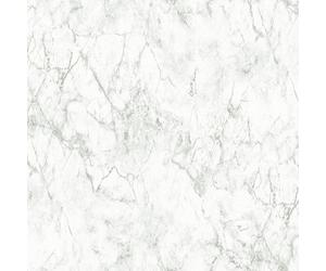 BB51164-Briques Et Plus Papier Peint Effet Marbre Pierre Grise Argentée Galerie