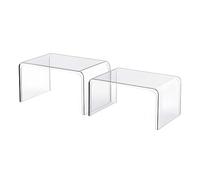 Bbajszx Étagère contemporaine en Acrylique pour armoires de Cuisine, Installation Simple et Nettoyage sans Effort, planificateur d ' étagère en Forme de L