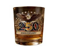 Bbajszx Gobelet en verre facile à nettoyer pour whisky, cocktails et autres boissons, verre irlandais résistant à la pour le jour de l ' indépendance