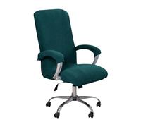 BBDIYCD Housse de Chaise de Bureau d'ordinateur, Housses de Chaise avec Housses de Fauteuil, Grande Housse de Chaise Extensible, Housses de siège de Chaise Protection de Chaise Amovible,Dark Green,XL