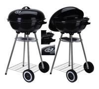 Bbq - 551861 - Barbecue cheminée de jardin Rex grille de jardin sphérique en acier 46 x 84 cm