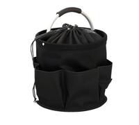 BBQ Caddy,Panier De Rangement D'outils Pliable Et Multifonctionnel-Black | Foldable drawstring for grills Carry spices, sauces, and grilling tools in one trip. Great for camping
