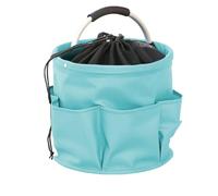 BBQ Caddy,Panier De Rangement D'outils Pliable Et Multifonctionnel-Blue | Foldable drawstring for grills Carry spices, sauces, and grilling tools in one trip. Great for camping