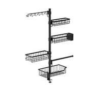 BBQ Caddy, Support de Stockage d'outil de Gril latéral pour Le Camping | Multi-compartment outdoor caddy organizer for grills. Carry spices, sauces, and grilling tools in one trip. Great for camping
