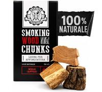 BBQ CHUNK MELO - APPLE - Bois pour fumer HARDCORE BARBECUE - Pièces de bois pour fumer - Environ 500-700 gr