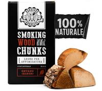 BBQ CHUNK ONTANO - ALDER - Bois pour fumer HARDCORE BARBECUE - Pièces de bois pour fumer - Environ 1,5 Kg