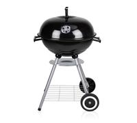 BBQ Collection Barbecue au charbon de bois - Barbecue rond au charbon de bois sur roulettes - 45 x 60 CM - Métal