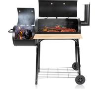 BBQ Collection BBQ Collection Fumoir Barbecue - Fumoir BBQ - avec fumoir séparé - cheminée réglable - 104 x 58 x 114 cm