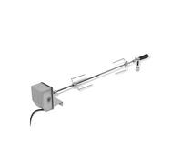 vidaXL Broche à rôtir motorisée pour barbecue – moteur professionnel acier 900 mm
